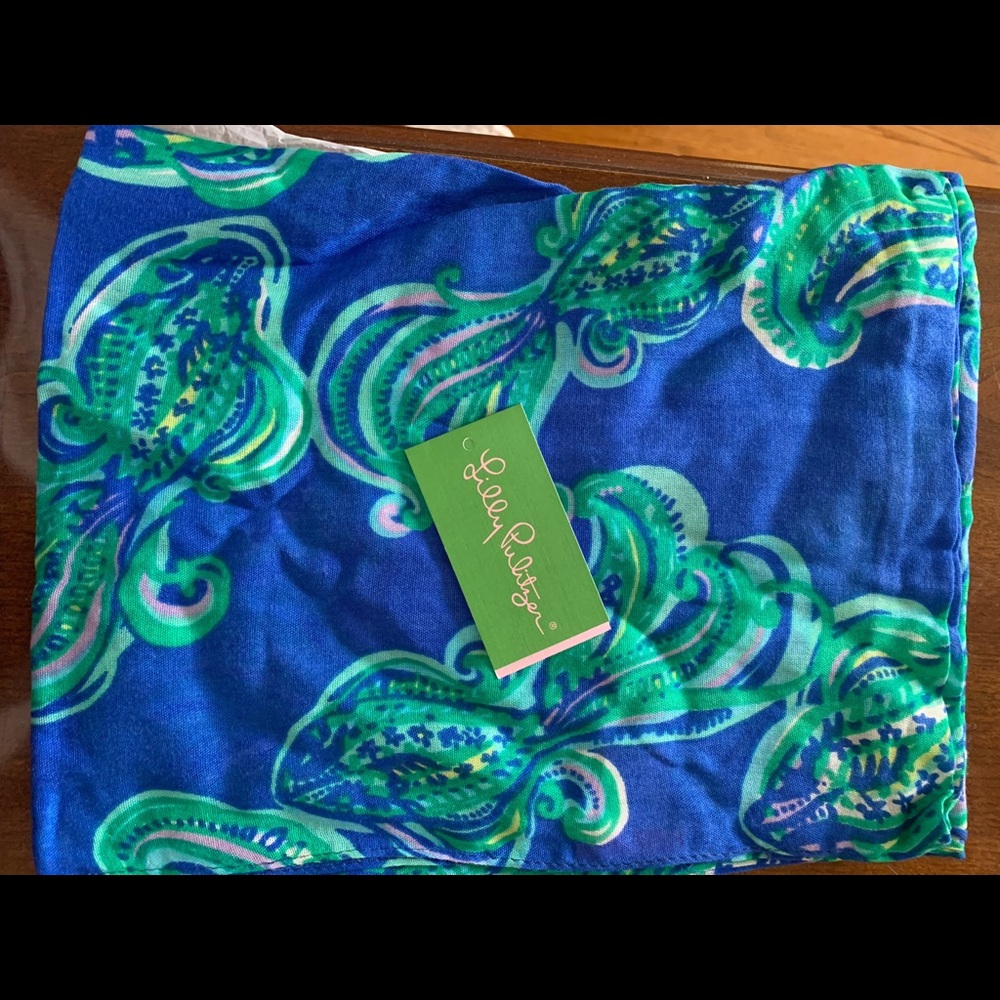 Lily Pulitzer “Blue Crush” Scarf